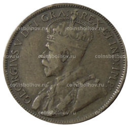 Монета 1 цент 1917 года Канада