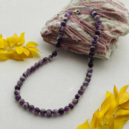 Бусы из кварцевого Аметиста 45 см +