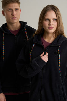 Толстовка на молнии Черный KAI Knit Track Top