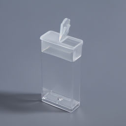 Органайзер для хранения, 64 баночки, 10 мл, 22.3×13×5.5 см, с наклейками, прозрачный