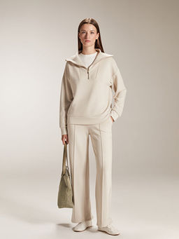 Dik Yaka Kad?n Sweatshirt