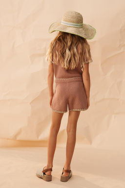 GORRO RAFIA CINTA BORDADA LIMITED EDITION / Beige claro - Zara фото 4