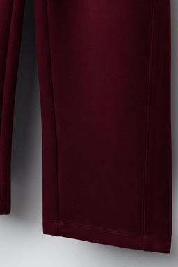 PLAIN WIDE-LEG TROUSERS - Zara фото 4