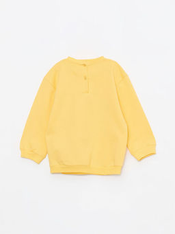 Bisiklet Yaka Uzun Kollu Minnie Mouse ve Daisy Duck Bask?l? K?z Bebek Sweatshirt - Waikiki фото 2