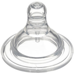 Соска на бутылочку M&B «Baby 1», антиколиковая, широкое горло Ø50 мм., от 0 мес., медленный поток, 2 шт.