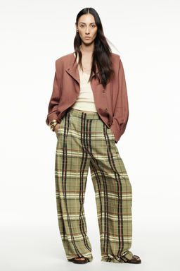 ZW COLLECTION LINEN BLEND BOMBER JACKET - Zara фото 5