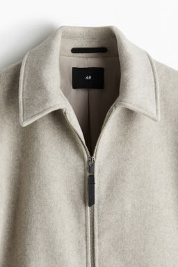 Chaqueta camisera en mezcla de lana Regular Fit - H&m фото 2