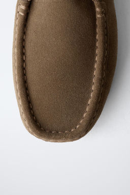 TOPSTITCHED LEATHER SHOES - Zara фото 6