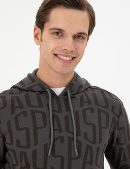 Мужской свитшот антрацитового цвета Неожиданная скидка в корзине - U.s. polo assn фото 2