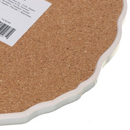 Подставка под горячее круглая Y4-6240 керамика 16см, Срез дерева (424419) /DANIKS/  фото 3