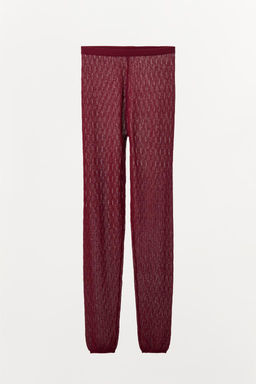 CHUNKY KNIT POINTELLE LEGGINGS - Zara фото 2