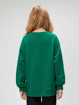 ACOOLA / Джемпер детский для девочек Toronto_sw изумрудный  фото 6