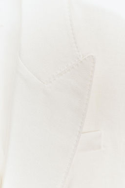 ZW COLLECTION LINEN BLEND DOUBLE-BREASTED WAISTCOAT - Zara фото 14