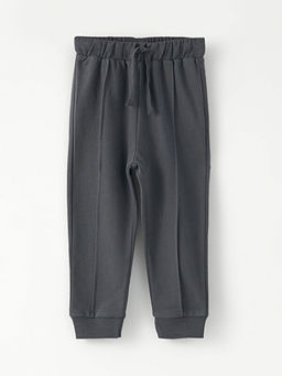 Bisiklet Yaka Uzun Kollu Bask?l? Pamuklu Erkek Bebek Ti??rt ve E?ofman Alt 2li Tak?m - Waikiki фото 3