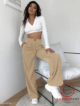 Штаны женские широкие с высокой посадкой