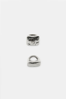 2-PACK OF RECTANGULAR MAXI RINGS - Zara фото 3