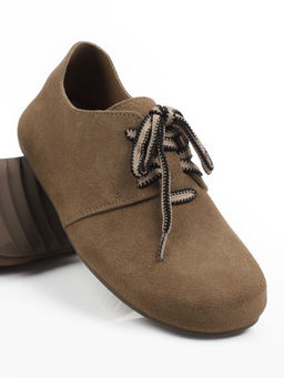 03-1-5B SAND Полуботинки женские (натуральная замша)