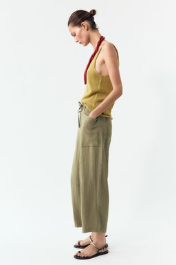 RUSTIC TROUSERS WITH ELASTIC WAIST - Zara фото 19