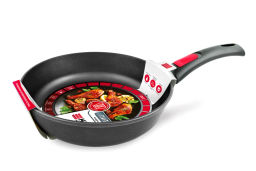 Сковорода литая Индукция Black, съемная ручка, 22 см - Нева металл посуда фото 3