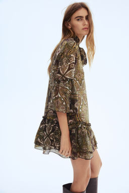 Vestido con lazada - H&m фото 3