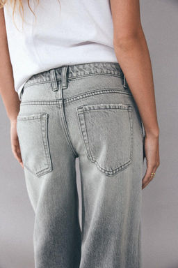 TRF ELEPHANT-LEG LOW-RISE JEANS - Zara фото 5