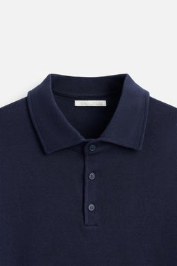 KNIT COTTON POLO SHIRT - Zara фото 19