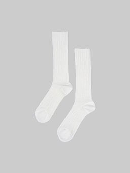 Носки из смесовой шерсти "Молоко"