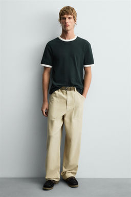 CONTRAST LEATHER DECK SHOES - Zara фото 6