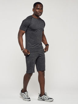 Спортивный костюм летний мужской темно-серого цвета 2225TC - FUYOUKAI фото 7