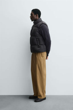 WATER-REPELLENT PUFFER GILET - Zara фото 4