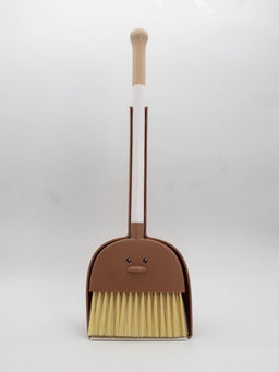 Веник с совком "Big bear", brown