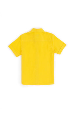 Желтая рубашка с коротким рукавом для мальчика Неожиданная скидка в корзине - U.s. polo assn фото 2