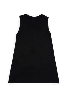 Черное трикотажное платье без рукавов для девочки Неожиданная скидка в корзине - U.s. polo assn фото 2
