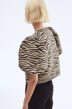 Blusa con mangas globo - H&m фото 6