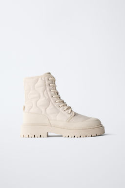QUILTED ANKLE BOOTS