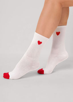 (CLE) Д2524 носки жен. love (ЧЗ)