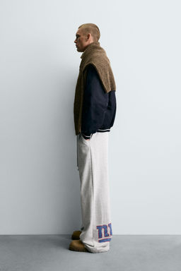 WIDE-LEG JOGGING BOTTOMS NFL NEW YORK GIANTS - Zara фото 3