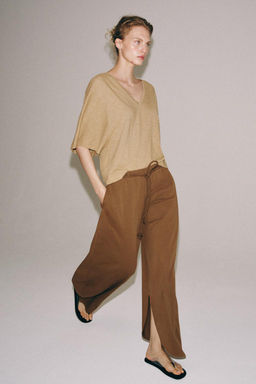 BALLOON HEAVY COTTON TROUSERS