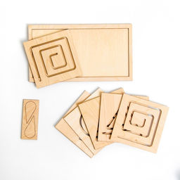 Развивающая игрушка нейротренажер для детей Межполушарная доска. Простые фигуры - Лесная мастерская фото 3