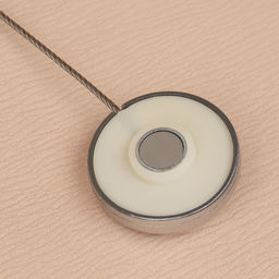 Подхват для штор Круглая улитка, d = 4,5 см, 24 см, цвет серебряный - Арт узор фото 3