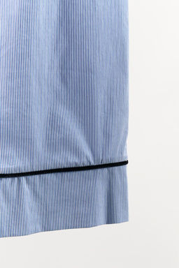 VELVET STRIPE PYJAMA BOTTOMS - Zara фото 6