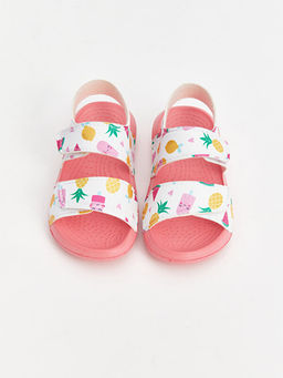 Bask?l? ?ift Bantl? K?z Bebek Sandalet - Waikiki фото 3