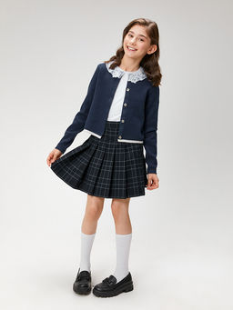 ACOOLA / Жакет детский для девочек Kayla темно-синий  фото 2