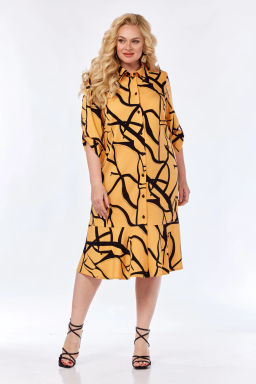 Белорусское платье летнее хлопковое - Almond фото 5