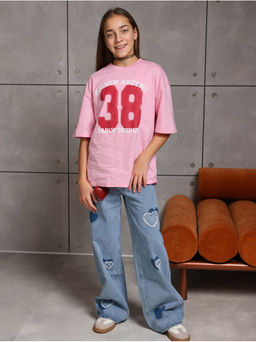 Футболка "Голден" Розовый Девочка