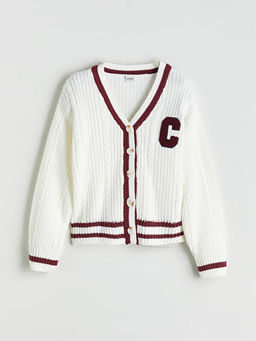 V Yaka K?z ?ocuk Triko H?rka