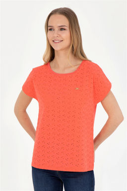 Женская футболка с цветком граната - U.s. polo assn фото 8