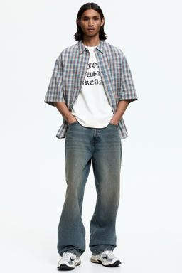Camiseta sin mangas con motivo estampado Loose Fit - H&m фото 7