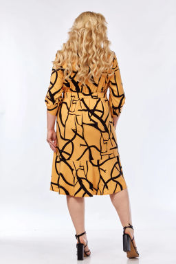 Белорусское платье летнее хлопковое - Almond фото 8