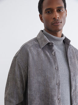 Regular Fit Kadife Erkek G?mlek